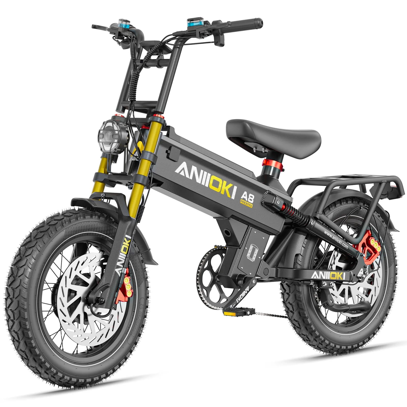 Futuristic E Bike Models 2025 Version A8 Pro Max 52V Dual Motor