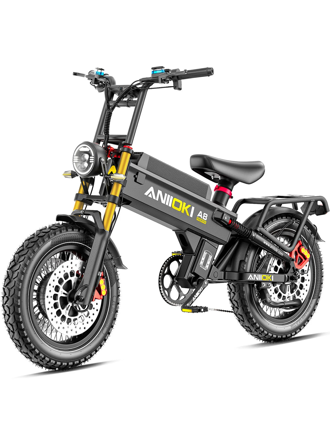 2025 Upgraded A8 Pro Max Dual Motor - Dual Disc Brakes