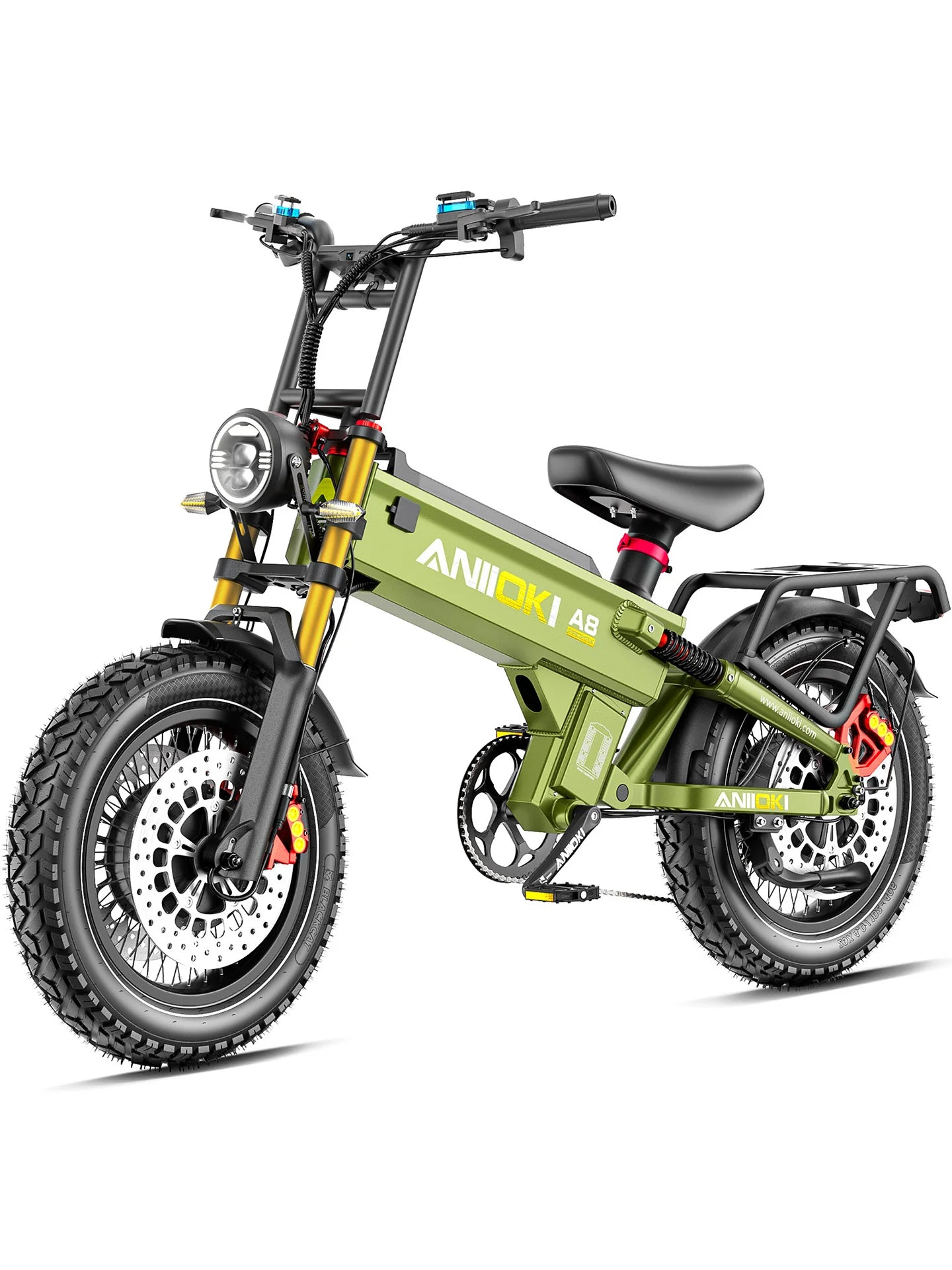 2025 Upgraded A8 Pro Max Dual Motor - Dual Disc Brakes