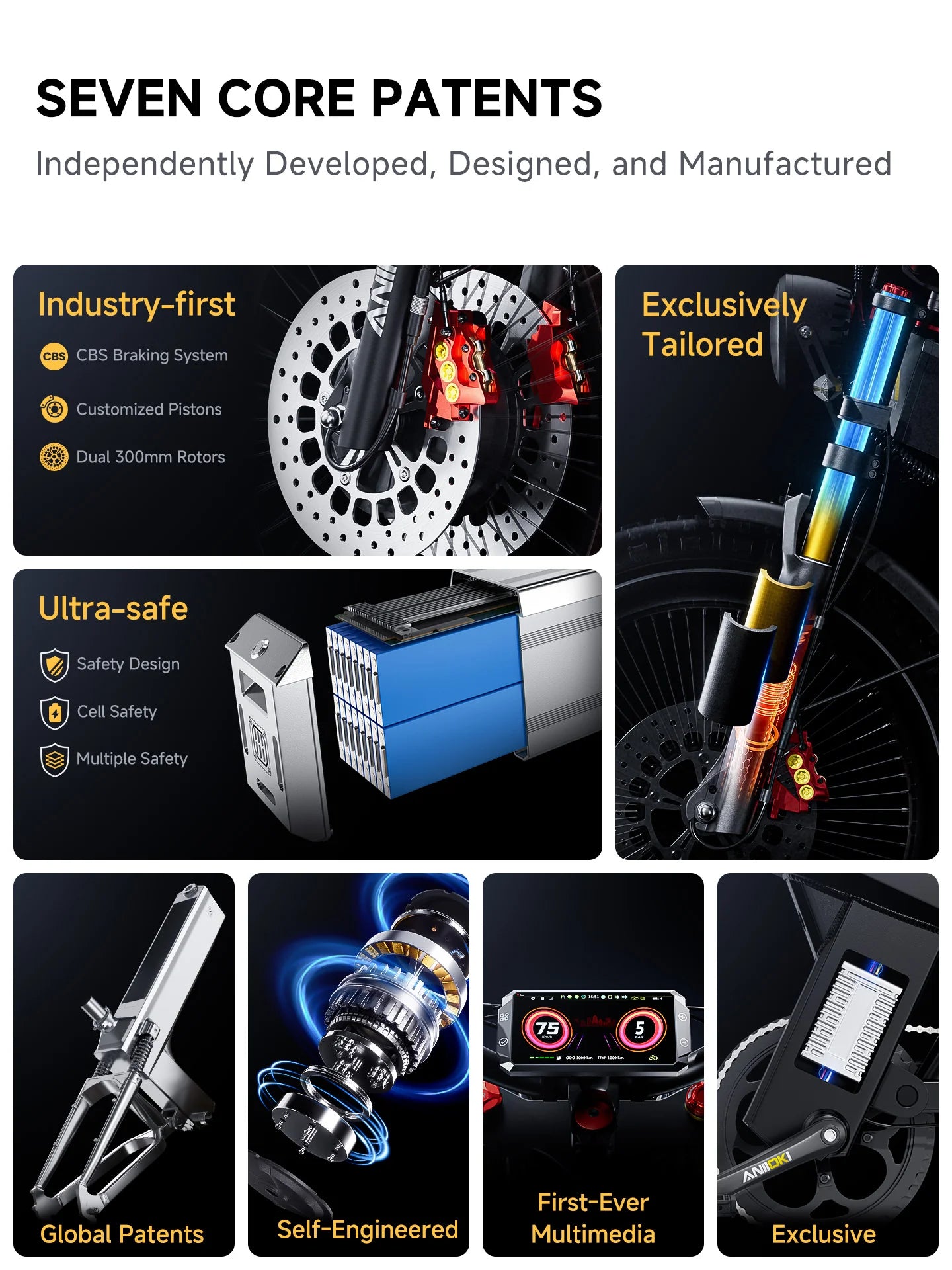 2025 Upgraded A8 Pro Max Dual Motor - Dual Disc Brakes