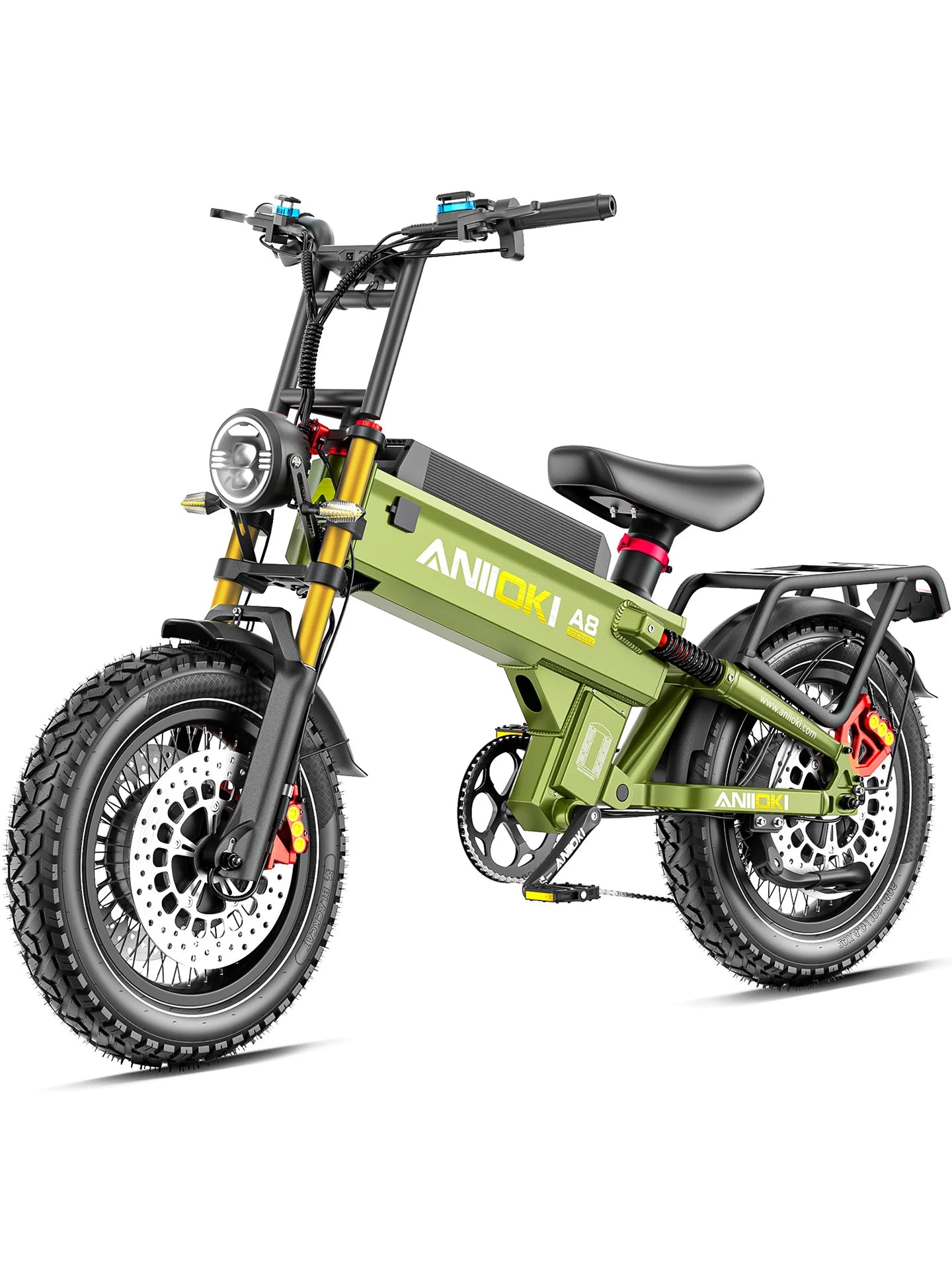 2025 Upgraded A8 Pro Max Dual Motor - Dual Disc Brakes