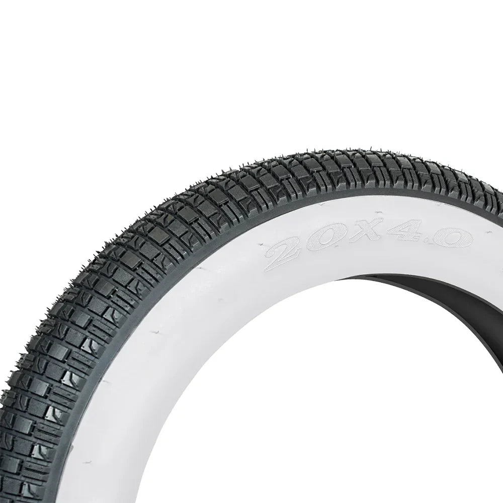 20 X 4.0 /  26 X 4.0White Wall Off Road Fat Tire