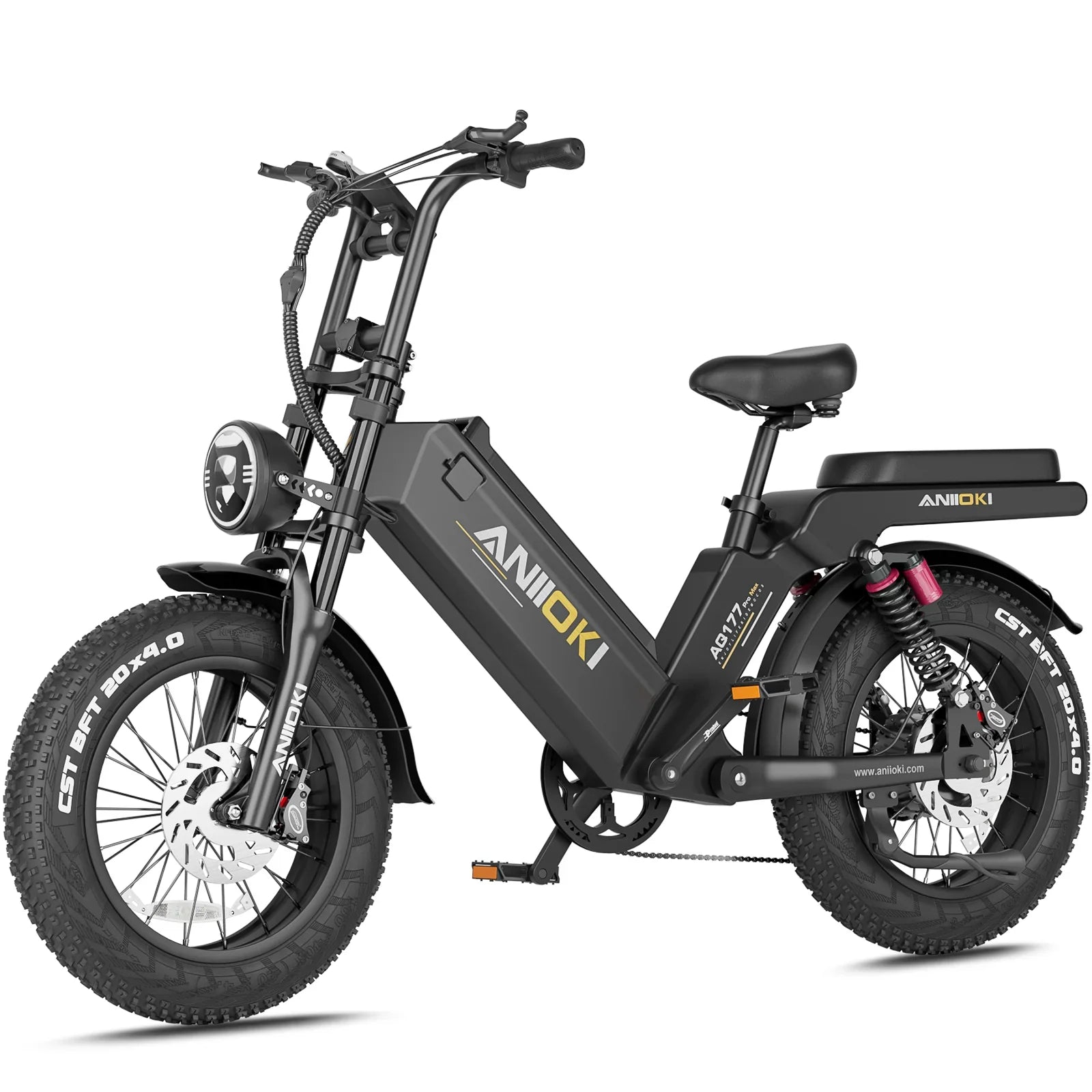 2025 Upgraded AQ177 Pro Max Matte Black eBike